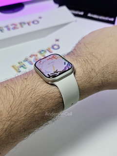 HELLO 3 PRO PLUS (H12 PRO+) 1:1 SÉRIE 9 45MM TELA AMOLED HD NFC 4GB MEMÓRIA WATCH OS 10 + 05 BRINDES na internet