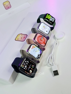 Imagem do HELLO H12 MINI 1:1 SÉRIE 9 41MM TELA AMOLED HD 1GB MEMÓRIA NFC WATCH OS 10 + 05 BRINDES
