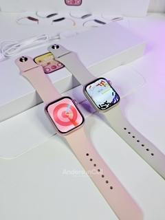 Imagem do HELLO H12 MINI 1:1 SÉRIE 9 41MM TELA AMOLED HD 1GB MEMÓRIA NFC WATCH OS 10 + 05 BRINDES