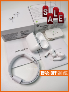 FONE Bluetooth AIRPODS PRO 2 Geração (RÉPLICA PERFEITA) Compatível com ANDROID e IOS