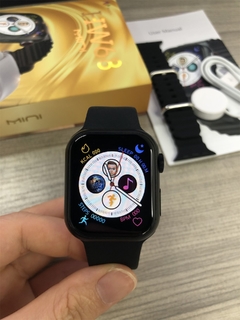 IWO HW68 MINI 41mm NFC Série 8 Tela Infinita, TRAVA de Pulseira + BRINDES - loja online