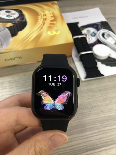 IWO HW68 MINI 41mm NFC Série 8 Tela Infinita, TRAVA de Pulseira + BRINDES - loja online