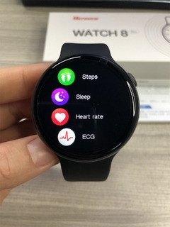 Smartwatch W28 PRO REDONDO (Round) NFC 45mm TELA INFINITA HD + BRINDE na internet