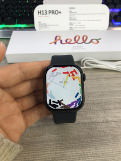 HELLO H13 PRO PLUS 45MM NFC, Watch OS 10, 1Gb MEMÓRIA INTERNA, Tela GIGANTE HD + BRINDES - loja online