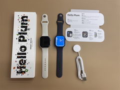 HELLO PLUM SÉRIE 10 46MM 1:1 MAÇA TELA AMOLED HD 4GB DE MEMÓRIA NFC WATCH OS 10 + 05 BRINDES