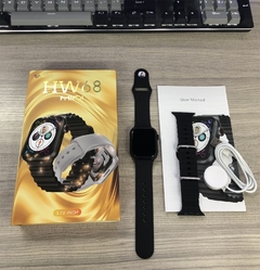 IWO HW68 MINI 41mm NFC Série 8 Tela Infinita, TRAVA de Pulseira + BRINDES na internet