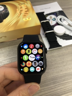 IWO HW68 MINI 41mm NFC Série 8 Tela Infinita, TRAVA de Pulseira + BRINDES na internet