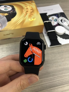 IWO HW68 MINI 41mm NFC Série 8 Tela Infinita, TRAVA de Pulseira + BRINDES - AndersonCell Oficial