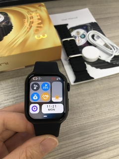 IWO HW68 MINI 41mm NFC Série 8 Tela Infinita, TRAVA de Pulseira + BRINDES - comprar online