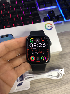 IWO W99 PLUS SÉRIE 9 45MM NFC, 2GB MEMÓRIA, TELA AMOLED HD 2.0", CHATGPT, DOUBLE TOQUE, MICRO OS 10 + BRINDES - loja online