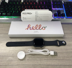 HELLO H13 PRO PLUS 45MM NFC, Watch OS 10, 1Gb MEMÓRIA INTERNA, Tela GIGANTE HD + BRINDES