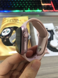 IWO HW68 MINI 41mm NFC Série 8 Tela Infinita, TRAVA de Pulseira + BRINDES - AndersonCell Oficial