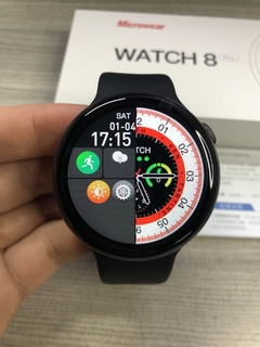 Smartwatch W28 PRO REDONDO (Round) NFC 45mm TELA INFINITA HD + BRINDE - AndersonCell Oficial