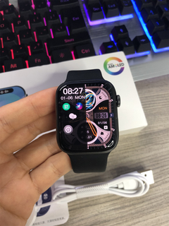 IWO W99 PLUS SÉRIE 9 45MM NFC, 2GB MEMÓRIA, TELA AMOLED HD 2.0", CHATGPT, DOUBLE TOQUE, MICRO OS 10 + BRINDES - loja online