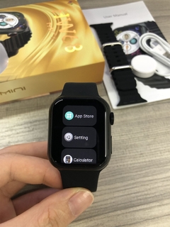 IWO HW68 MINI 41mm NFC Série 8 Tela Infinita, TRAVA de Pulseira + BRINDES - loja online