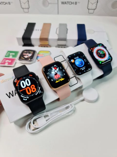 IWO W28 PRO PLUS SÉRIE 8 NFC 45MM Tela infinita, +100 modos esportes, GPS Tracking, Trava de Pulseira + BRINDES - loja online