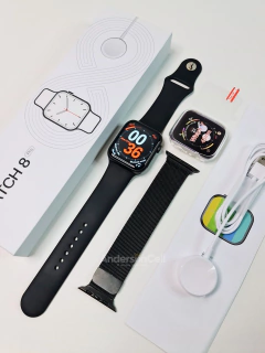 IWO W28 PRO PLUS SÉRIE 8 NFC 45MM Tela infinita, +100 modos esportes, GPS Tracking, Trava de Pulseira + BRINDES