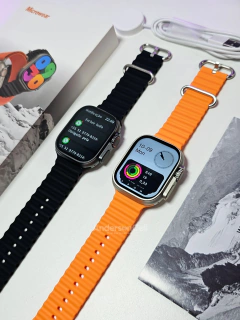 IWO ULTRA 9 PLUS 49mm Tela 2.2" NFC SISTEMA MICRO OS 10 ILHA DINÂMICA BÚSSOLA + BRINDES