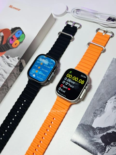 IWO ULTRA 9 PLUS 49mm Tela 2.2" NFC SISTEMA MICRO OS 10 ILHA DINÂMICA BÚSSOLA + BRINDES na internet