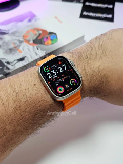 IWO ULTRA 9 PLUS 49mm Tela 2.2" NFC SISTEMA MICRO OS 10 ILHA DINÂMICA BÚSSOLA + BRINDES