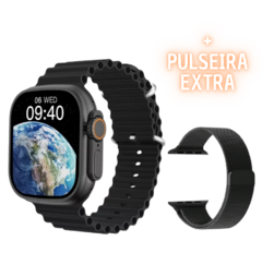 IWO ULTRA 9 PLUS 49mm Tela 2.2" NFC SISTEMA MICRO OS 10 ILHA DINÂMICA BÚSSOLA + BRINDES