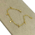 Pulseira Folheada a Ouro - Mini círculo borda trabalhada