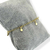Pulseira Folheada a Ouro - Mini círculo borda trabalhada - comprar online