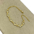 Pulseira Folheada a ouro - Tiffany Transparente