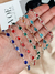 Kit revenda 05 - 6 colares chokers folheado a prata - Tiffany