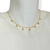 Colar Choker Folheado a Ouro - Conchas pequenas penduradas com retângulo - comprar online