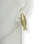 Brinco Banhado Dourado - Peixe escamas - comprar online