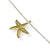 Colar Banhado Dourado - Pingente estrela do mar borda trabalhada na internet