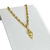 Colar Banhado Dourado - Corrente elos + Pingente concha do mar