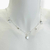 Colar Choker Folheado a Prata - 3 Estrela gordinha + strass - comprar online