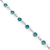 Colar Choker Folheado a Prata - Tiffany ( Topazio azul ) na internet