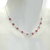 Colar Choker Folheado a Prata - Tiffany ( Pink) - comprar online