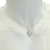 Conjunto Colar + Brinco Folheado a Prata - Trevo com textura de bolinha - comprar online