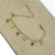Pulseira Folheado a Ouro - Mini tiffany Rubi + strass