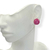 Brinco Bijuteria - Circulo médio (Pink) - Rosana Bijoux 