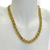 Conjunto Colar + Pulseira Banhado Dourado - Corrente groumet pequena dupla - comprar online