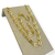 Conjunto Colar + Pulseira Banhado Dourado - Elo cadeado pequena