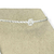 Choker Gargantilha Folheado a Prata - Trançada com nó no meio