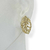Brinco Banhado Dourado - Folha Trabalhada - comprar online