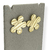Brinco Banhado Dourado - Flor com marcas