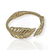 Bracelete Folheado a Ouro - 2 Folhas trabalhada na internet