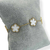 Pulseira Aço Inox Dourado - 5 Flores (Branco) - comprar online