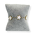 Pulseira Aço Inox Dourado - 5 Flores (Branco) - Rosana Bijoux 