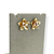 Brinco Folheado a Ouro - Flor com perola e strass no meio