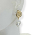 Brinco Bijuteria Dourado - Concha + perola deformada - comprar online