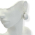 Brinco Argola Bijuteria Níquel Free - Branco - Rosana Bijoux 